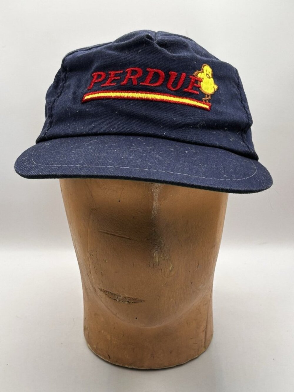VINTAGE SNAP BACK Perdue Cap, pre-owned - blue--- MADE IN THE USA